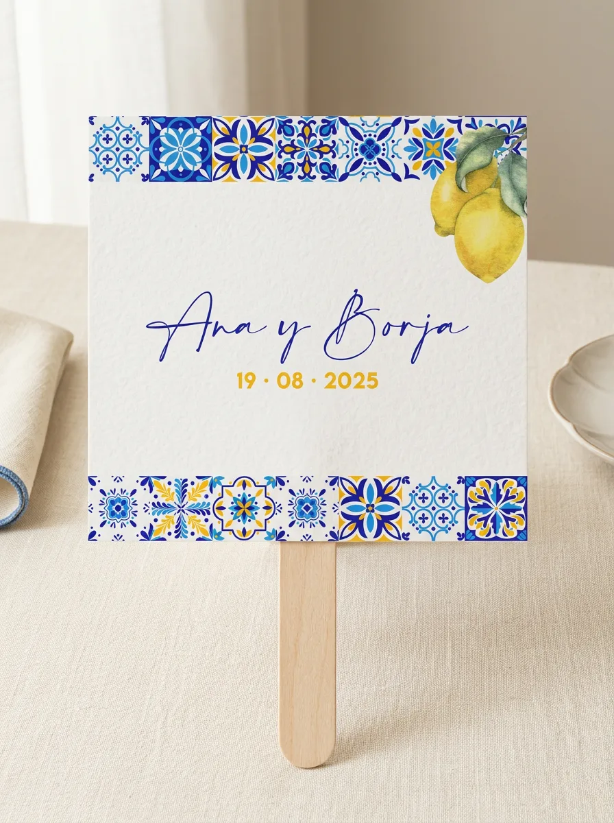 Invitación de la colección Amalfitana